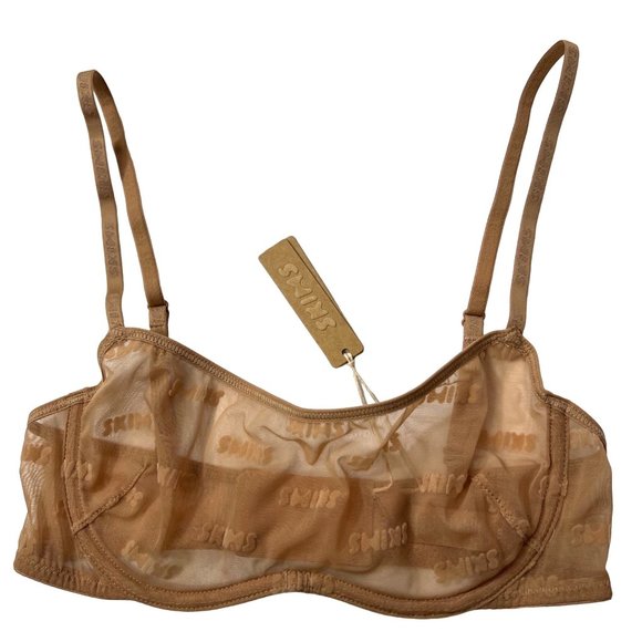 SKIMS Other - SKIMS After Hours Straight Neck Underwire Bra Ochre XXS